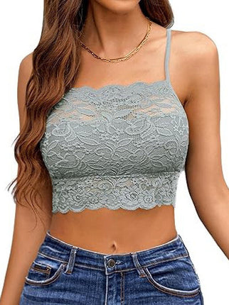 Amazon Cross-Border New Sexy Breast-Wrapped Lace Push-Up Suspender Bra