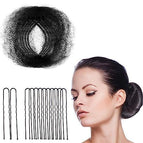 Black 50 pcs + 40 pcs u-shaped clips