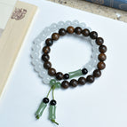 Shen guibao 8mm half mountain and half water jade bamboo section