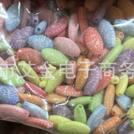 Plastic Washed Marine Series Shell Starfish Small Fish Kids Toy Beaded Bracelet Necklace Beaded Accessories Wholesale