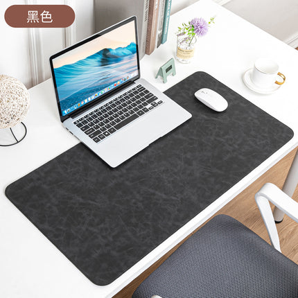Skin-feeling Crazy Horse Leather Table Mat Leather Pattern Mouse Pad Custom Oversized Office Computer Mat Leather Learning Desk Mat