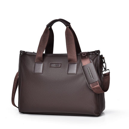 Cross-Border Men's Handbag, Shoulder Bag, Crossbody Bag, Briefcase, Business Bag, Large-Capacity Computer Bag, Backpack, Commuter Bag for Men