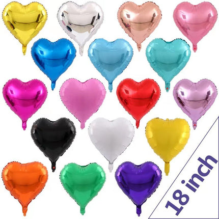 18inch Love Light Board Aluminum Film Balloon Wedding Room Decoration Valentine's Day Party Floating Love Balloon Wholesale