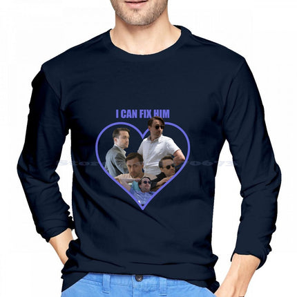Roman Roy-I Can Fix Him Ii Cotton Hoodie t Shirt Roman Roy