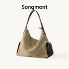Travel hobo - extra large - taupe brown in stock