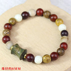 Multi-treasure beads single circle 8mm [bamboo style]