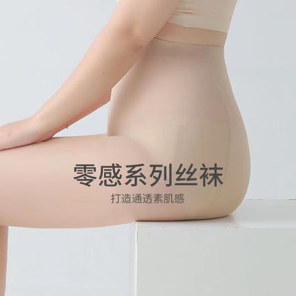extra large size leggings chubby girl 100.00kg can not fall off the file stockings women thin plus fat increase fat skin color pantyhose