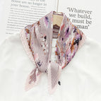 L024-416-01 taro purple / 70cm wrinkled square towel