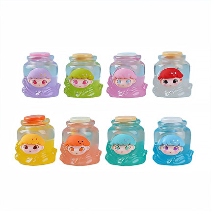 Luminous Dimo Drift Bottle Resin Decoration Creative Desktop Decoration DIY Cream Glue Keychain Bag Pendant