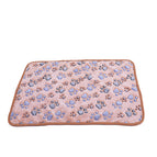 60*40cm / Brown Dog paw blanket