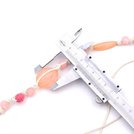 Bohemian style democratic style retro casual waist chain dress waist accessories pink woven waist chain