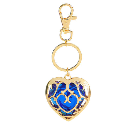 European and American Cross-Border Zelda Game Merchandise Breath of the Wild Keychain Personalized Hollow Heart-Shaped Alloy Accessory