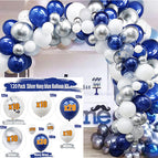 Blue balloon set 009