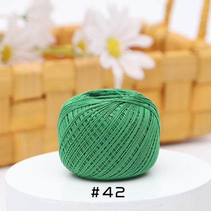 No. 10 Lace Thread Micro Hook Shuttle Weaving Handmade DIY Miniature Doll Fine Wool Crochet Ball 20g Wholesale