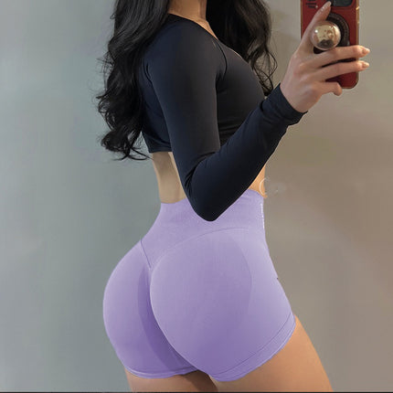 Sports Suit Halter Neck Vest Training Push-Up Yoga Wear Df European and American Style Butt-Lifting Shorts Fitness Wear for Women