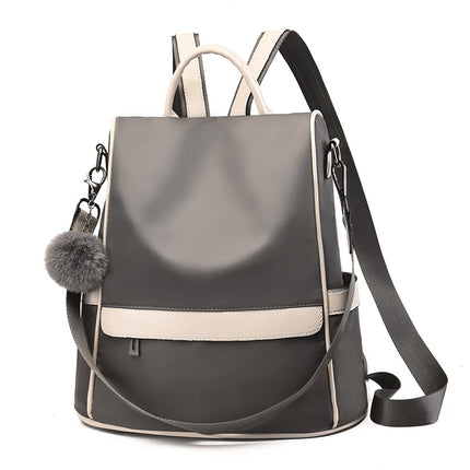 Oxford Cloth Canvas Backpack for Women 2026 New Korean Style Trendy Versatile Travel School Bag Women's Backpack Cross-Border