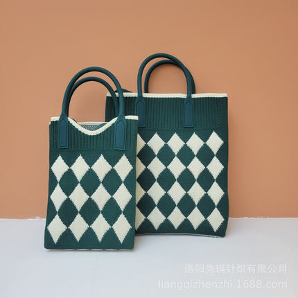 2025 New Mobile Phone Bag, Fashionable Handbag, Large Capacity Woven Portable Casual Work Clothing High-End Bag, Small Bag
