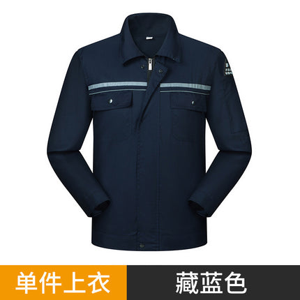 Spring and Autumn Long-sleeved Anti-static Work Clothes Suit Men's Digital Factory Workshop Gas Station Work Clothes Labor Protection Clothes Top