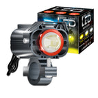 Single gray red ring big-faced cat / [yellow light + white light] without flash