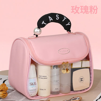 New Hook Toiletry Bag, High-End Portable Cosmetic Bag, Large-Capacity Hanging Storage Bag, Travel Handbag