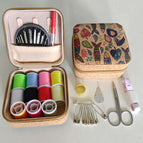 Retro cork fantasy fish set 11 color threads + 7 accessories