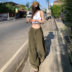 Olive green lengthened 7577 / XS