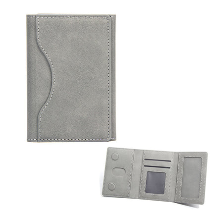 Suitable for Apple 15 iPhone16promaxMagSafe Magnetic Card Bag Multi-Card Three-Folding Mobile Phone Card Case