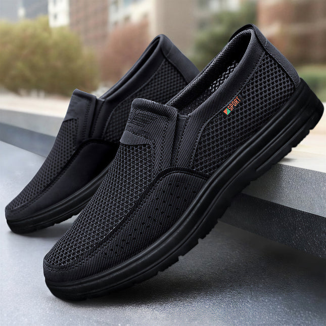 Men's Spring Casual Shoes, Dropshipping Men's Shoes, Old Beijing Cloth Shoes, Lightweight Mesh Shoes, Shallow Mouth Dad Shoes