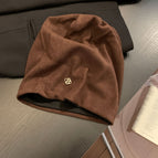 B-label beanie - coffee / Head circumference (52cm-59cm)