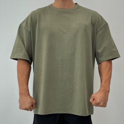 Muscle Fitness Brothers Sports Short-sleeved Men's Summer Loose Large Size Casual Running Equipment Training Round Neck T-shirt