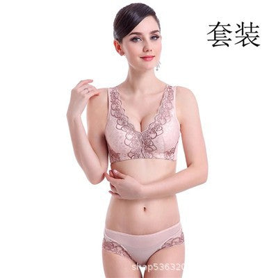 Old Vest plus size Underwear Non-steel Bra Small Chest Gathering Thickened Thin Para Breast Bra