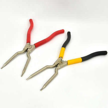 11 inch circlip pliers with plastic red handle straight elbow hardware tool pliers Samsung LG washing machine removal tool