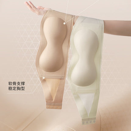 Strapless, Non-Slip, Seamless Underwear, Push-Up Bandeau, Invisible Backless One-Piece Sexy Bra, No Underwire, Anti-Sagging