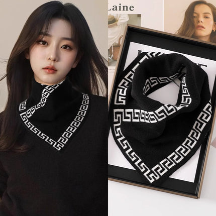 Autumn and Winter Knitted Neck Warmer, Neck Protection, Fake Collar, Convenient Pullover Neck Cover, Lazy Scarf, Unisex Scarf