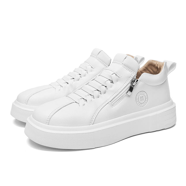 Large Size Men's Sneakers, Classic Versatile Casual Shoes, Soft Soles, Comfortable Student Black Sports Style Korean Style Breathable Shoes