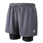 Grey 009 Men's Swim Trunks / 4XL160-230
