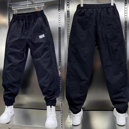 Duffy Shuai Chao Brand Pants Men's Spring and Autumn New Quick-drying Pants Loose Embroidered Leggings Casual Sports Leggings Men's Leggings
