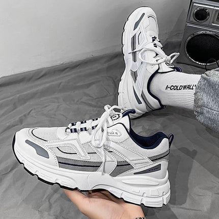 Summer Men's Shoes 2025 New Breathable Mesh Student Sports Leisure Running Deodorant Teen Torre Trendy Shoes