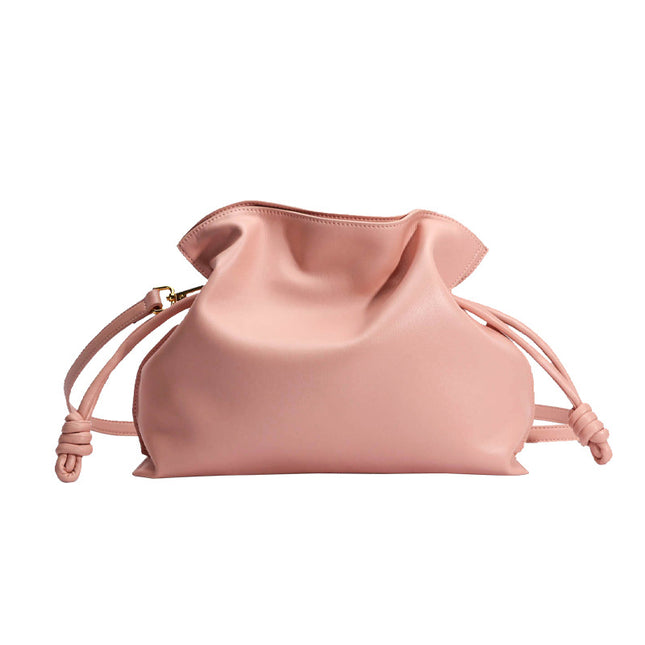 Women's Bags 2025 New Style Single Shoulder Crossbody Bag Genuine Leather Women's Bag Lucky Bag Drawstring Versatile Women's Bag Commuter Bag
