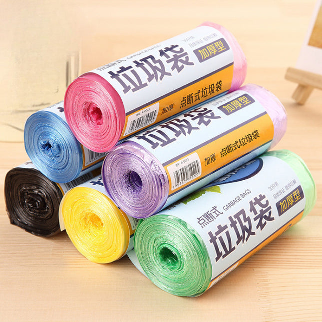 Thickened Garbage Bag Portable Large Household New Material Point-Break Disposable Garbage Bag Daily Necessities Manufacturer Wholesale