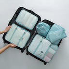 Korean blue six-piece set