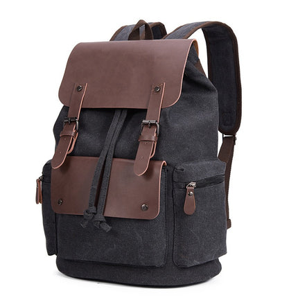 Canvas Tote Backpack, Computer Bag, Business Retro Style, Male College Style, Couple
