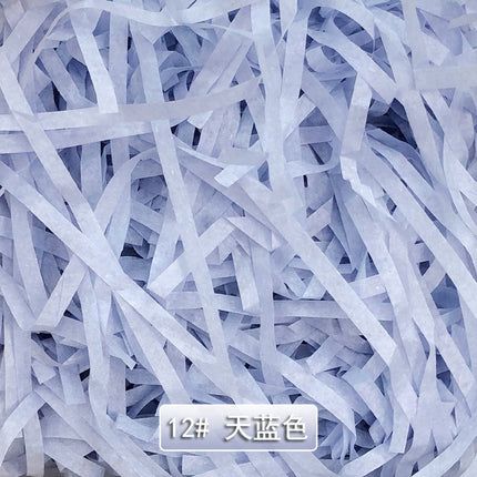 Raffia Decorative Gift Box Filling Shredded Paper Strips Creative Bedding Grass Wedding Packaging Wedding Candy Box