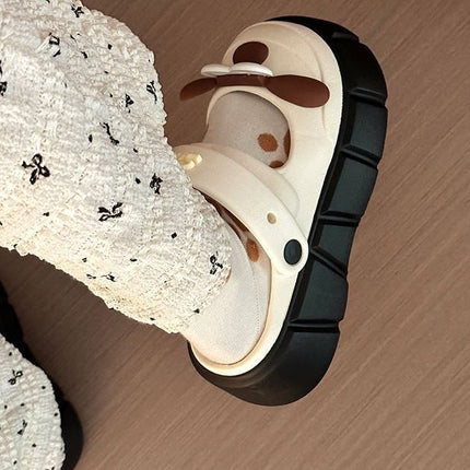 Big-Eyed Dog Eva Clogs Summer 2026 New Trendy Fashion Thick-Soled Casual Versatile Outdoor Slippers