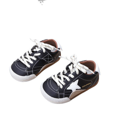 Children's Sneakers 2025 Autum New Boys' Low-Cut Non-Slip Shoes Girls' Fashionable Versatile Casual Sports Shoes