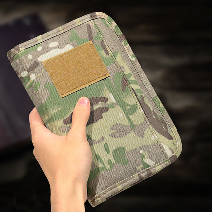 Cross-border TActicAl StAtionery Supplies Outdoor TActicAl PortAble NotepAd Loose-leAf DetAchAble A6 Notebook Protective Cover