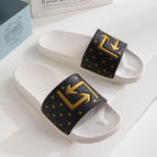 0401-Gold Arrow Belt on White Base / 36/37