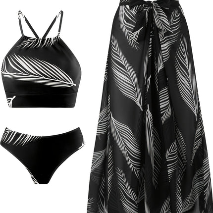 New Printed Quality Bikini Bikini European and American Strap Split Suit Swimsuit Women's Bikini Swimsuit