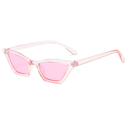 2023 Cat Eye Sunglasses Women's Street Style Retro Sunglasses Colorful Sunglasses Plastic Hinge Sunshade Uv400