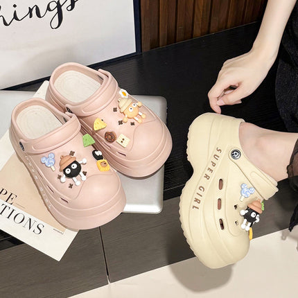 Women's Summer 2025 New Style Slippers for Home Indoor Bathroom Anti-Slip and Deodorant Thick-Soled Eva Slippers for Outdoor Wear